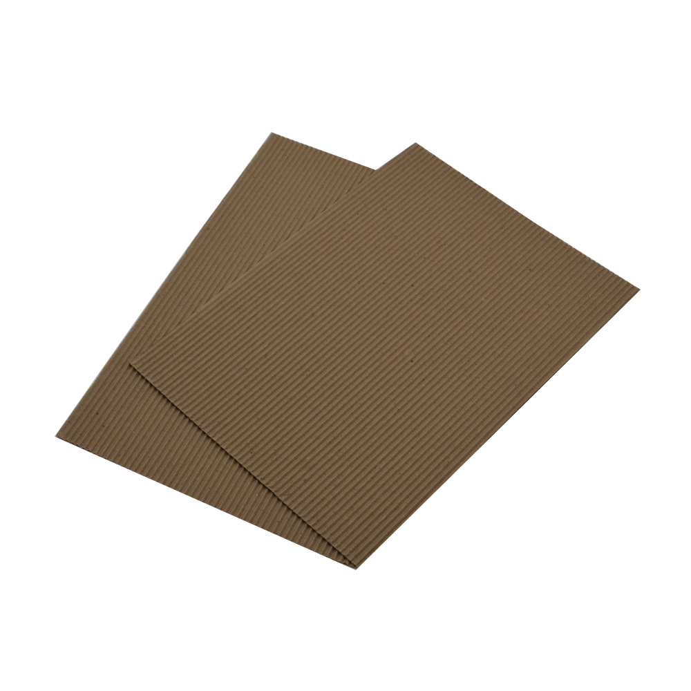 Double-ply see-through cardboard